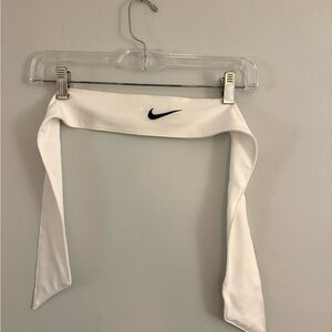 Nike White and Black Head Tie